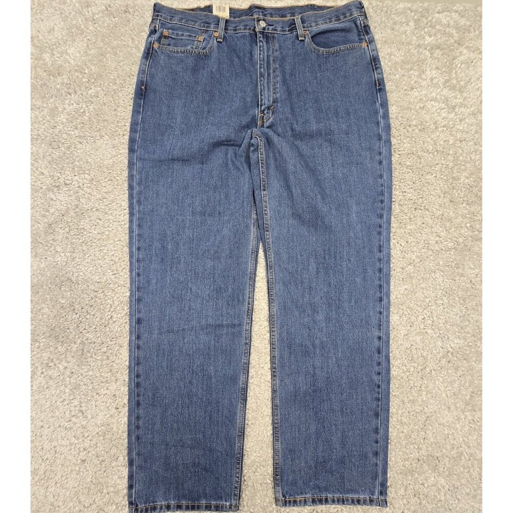 Levis 550 Relaxed Fit Mens 40x32 Blue‎ Medium Wash Tapered Leg Denim Jeans NWT